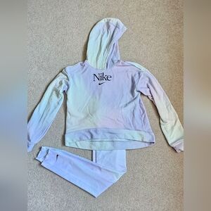 Nike Youth Sweatshirt and Leggings, Ombre Tie Dye Style